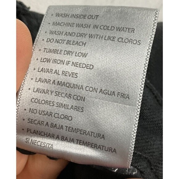 KanCan Womens Black Distressed Cutoff Shorts Cotton Pockets Size S T2 - Picture 10 of 10